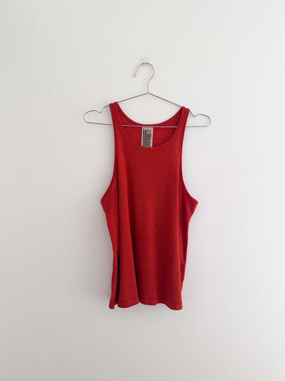 Red Ribbed Tank Top - Women - Picture 8 of 8